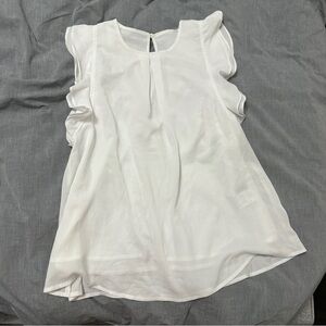 White Chiffon Top